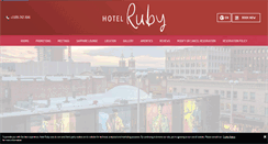 Desktop Screenshot of hotelrubyspokane.com