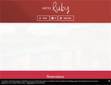 Tablet Screenshot of hotelrubyspokane.com